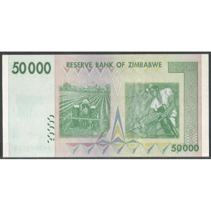 Zimbabwe, 50.000 Dollars 2008 P74