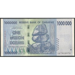 Zimbabwe, 1.000.000 Dollars 2008 P77
