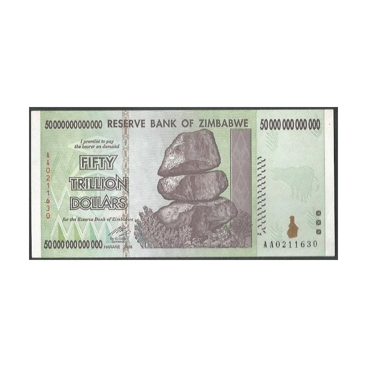 Zimbabwe, 50.000.000.000.000 Dollars 2008 P90