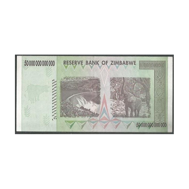 Zimbabwe, 50.000.000.000.000 Dollars 2008 P90