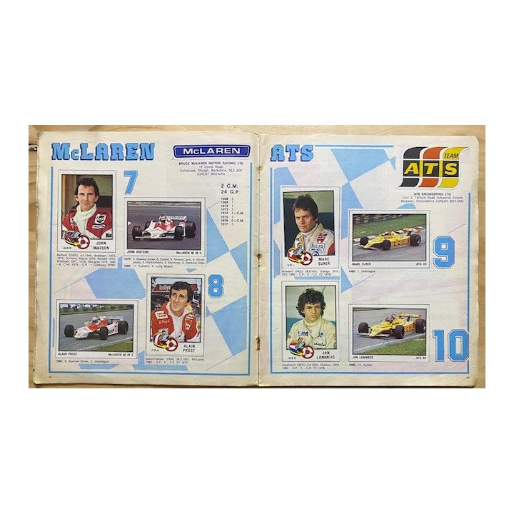 Grand Prix F1-Panini reverso