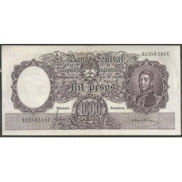 Argentina, 1.000 Pesos ND1966-9 Serie C P279(2)