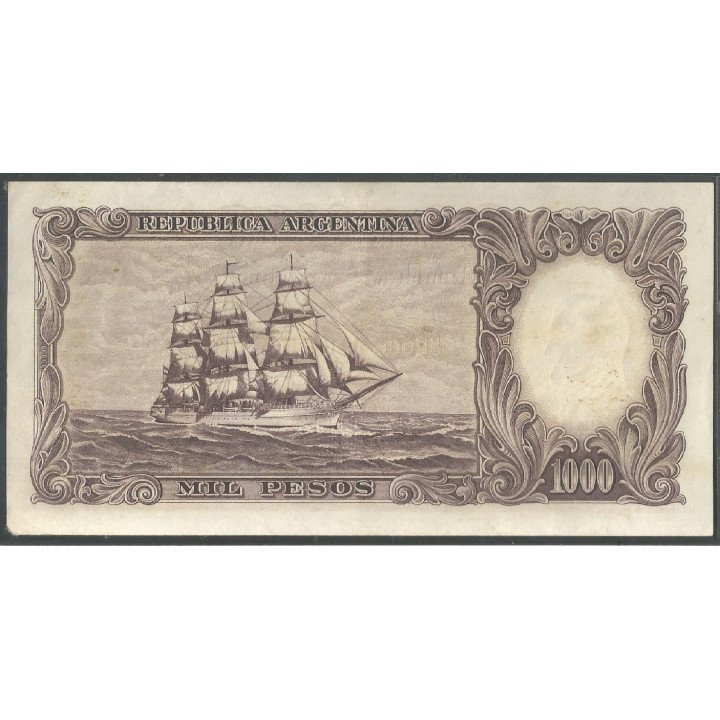 Argentina, 1.000 Pesos ND1966-9 Serie D P279(3)