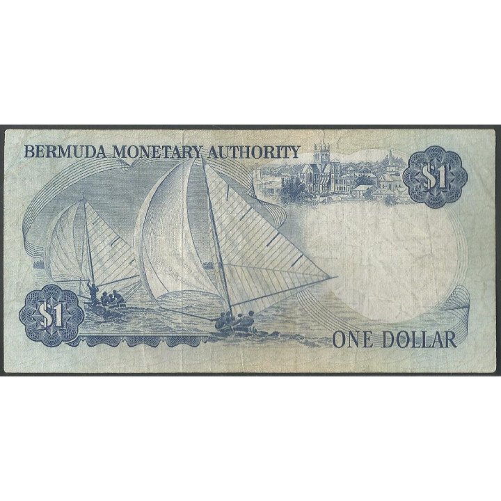 Bermuda, 1 Dollar 1 Dic 1976 P28a