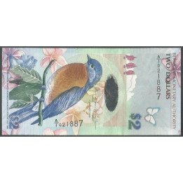 Bermuda, 2 Dollars 1 Ene 2009 A/1 P57b