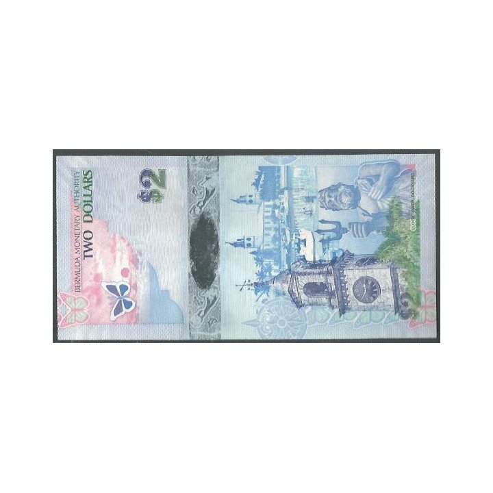 Bermuda, 2 Dollars 1 Ene 2009 A/1 P57b