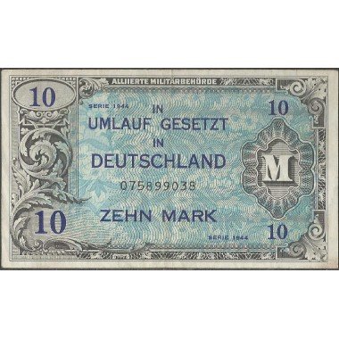 Alemania, 10 Mark 1944 P194b