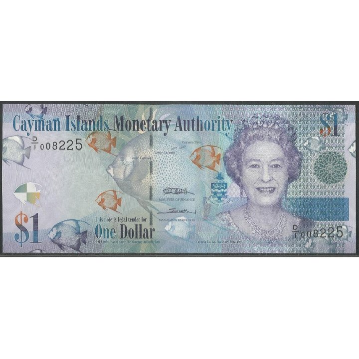 Islas Cayman, 1 Dollar 2010 D/1 P38a