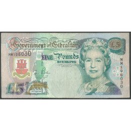 Gibraltar, 5 Pounds 2000 P29
