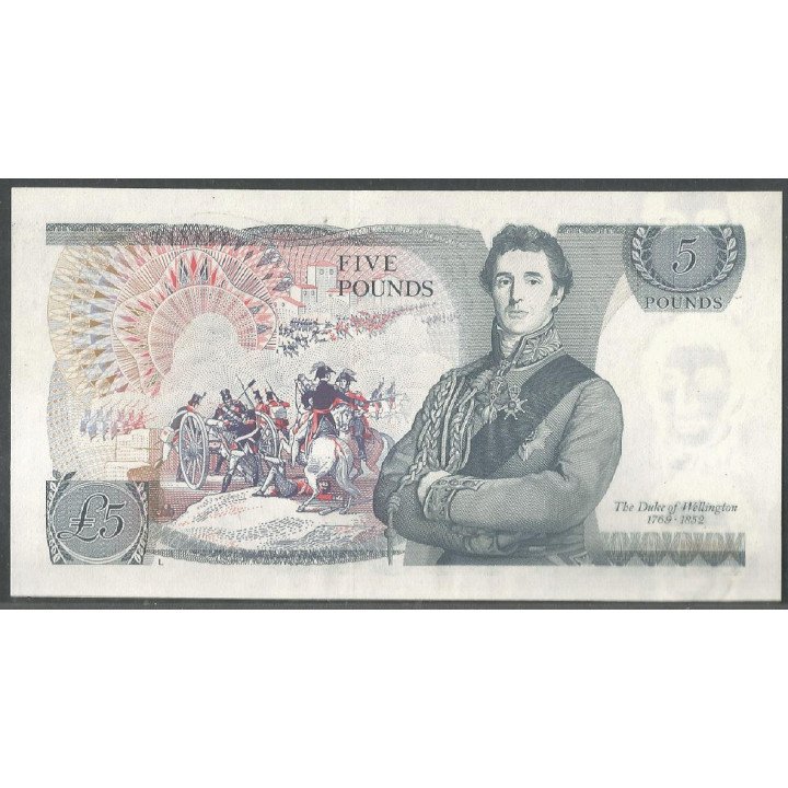 Inglaterra, 5 Pounds ND1973-80 P378b