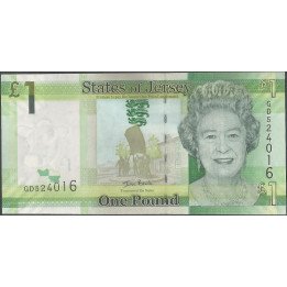 Jersey, 1 Pound ND2010 P32a