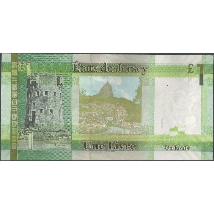 Jersey, 1 Pound ND2010 P32a
