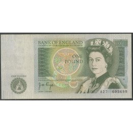 Inglaterra, 1 Pound ND1977-80 P377a