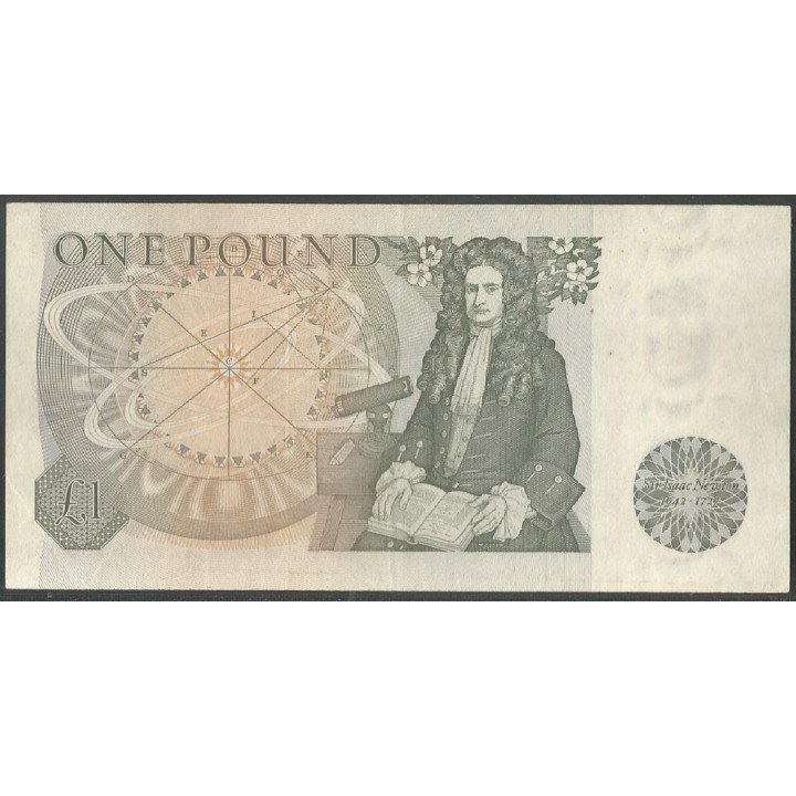 Inglaterra, 1 Pound ND1977-80 P377a