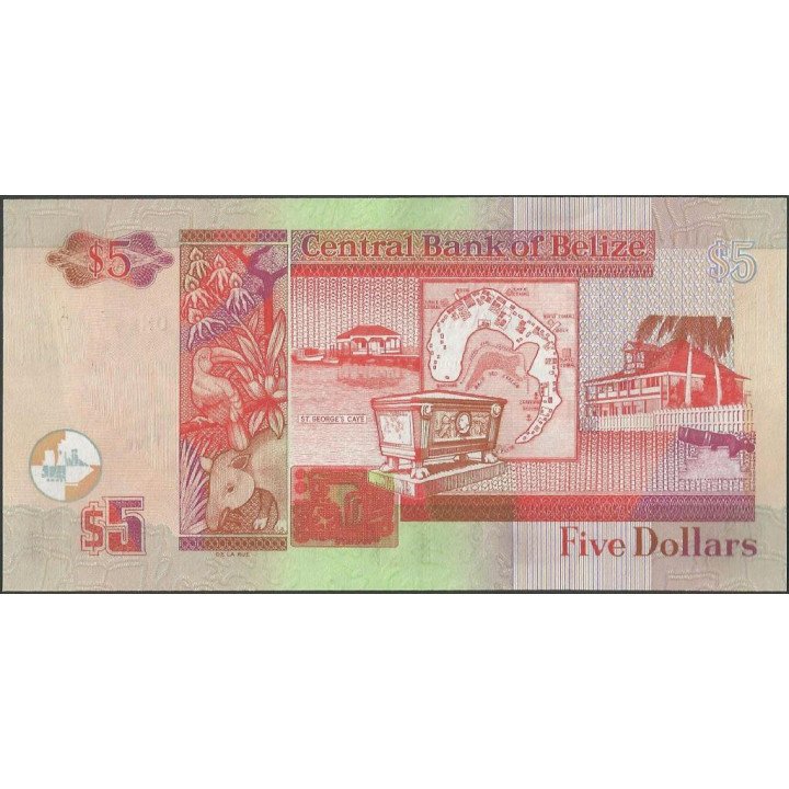 Belize, 5 Dollars 1 Jul 2009 P67d