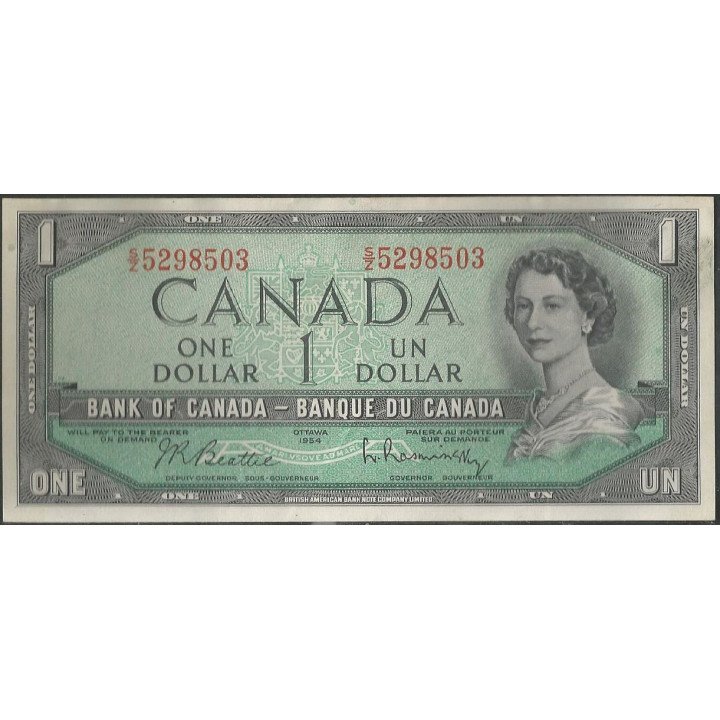 Canada, 1 Dollar 1954 (1961-72) P75b