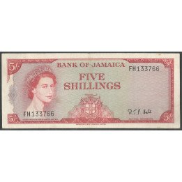 Jamaica, 5 Shillings L1960 (64) P51Ac