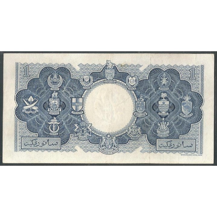 Malaya & British Borneo, 1 Dollar 21 Mar 1953 P1a