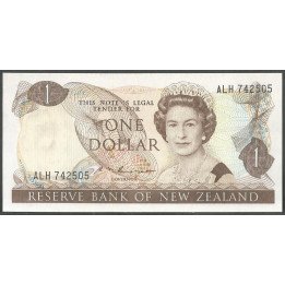 Nueva Zelanda, 1 Dollar ND1985-89 P169b
