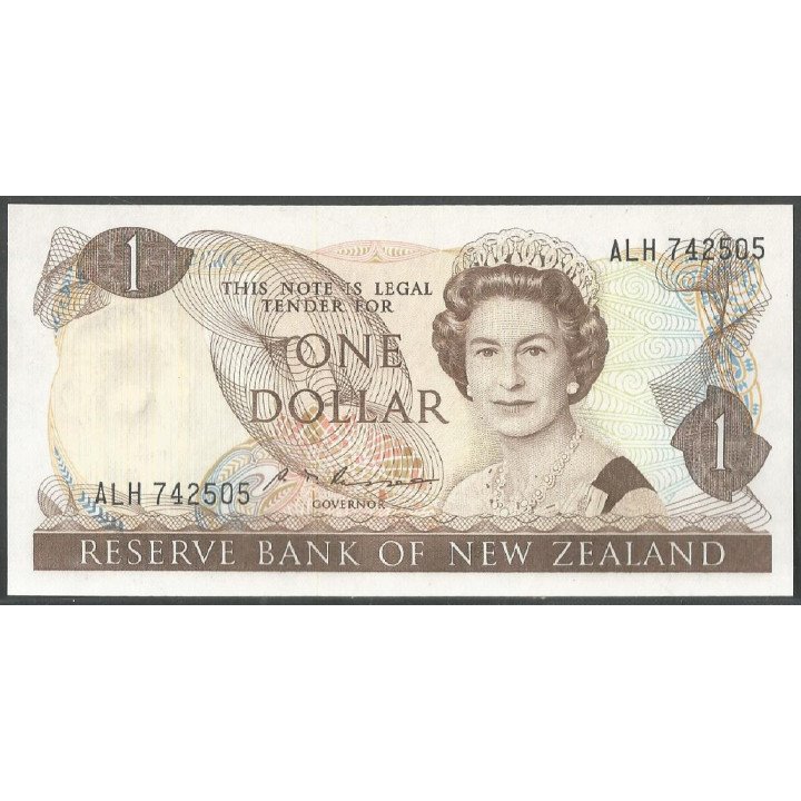Nueva Zelanda, 1 Dollar ND1985-89 P169b