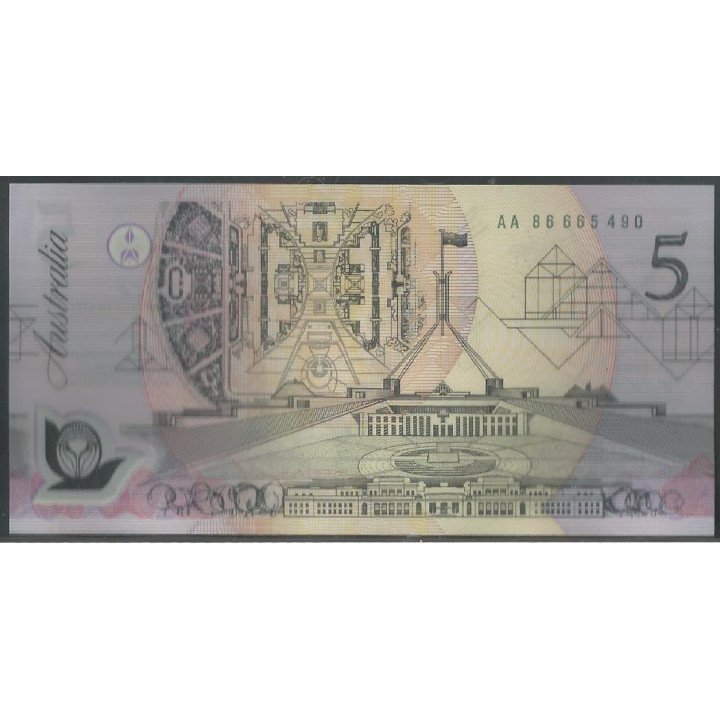Australia, 5 Dollars ND1992 AA Verde P50a2