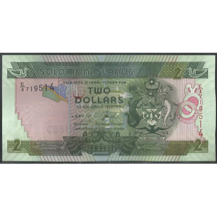Islas Solomon, 2 Dollars ND2006 P25(1)