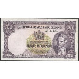 Nueva Zelanda, 1 Pound ND1940-67 P159c