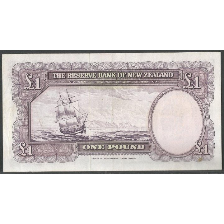 Nueva Zelanda, 1 Pound ND1940-67 P159c