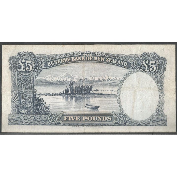 Nueva Zelanda, 5 Pounds ND1940-67 P160c