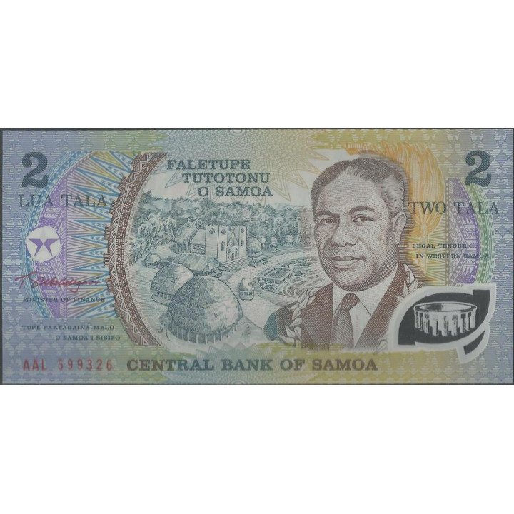 Samoa, 2 Tala 1990 P31e