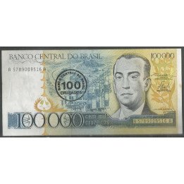 Brasil, 100 Cruzados ND1986 P208a