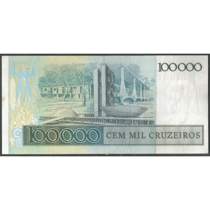 Brasil, 100 Cruzados ND1986 P208a