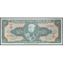 Brasil, 2 Cruzeiros ND1955 P157