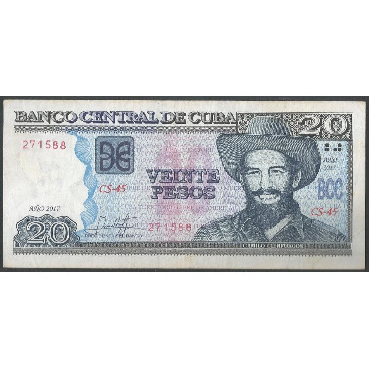 Cuba 20 Pesos 2017 P122l
