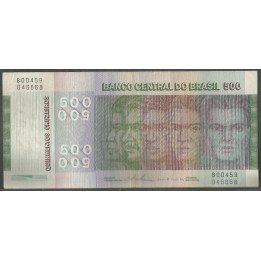 Brasil, 500 Cruzeiros 1972 Firma 18 P196Ab