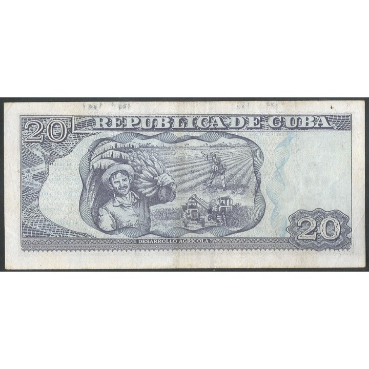 Cuba 20 Pesos 2017 P122l reverso