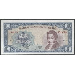 Chile, 100 Escudos ND1962-75 g P141a2