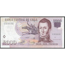 Chile, 2.000 Pesos 1997 P158a