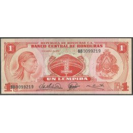 Honduras, 1 Lempira 11 Mar 1974 P58
