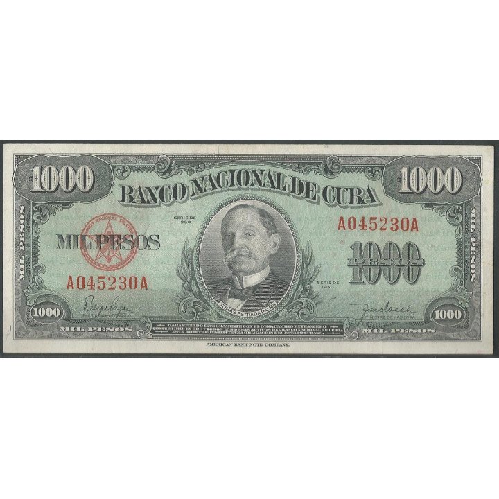 Cuba, 1.000 Pesos 1950 P84