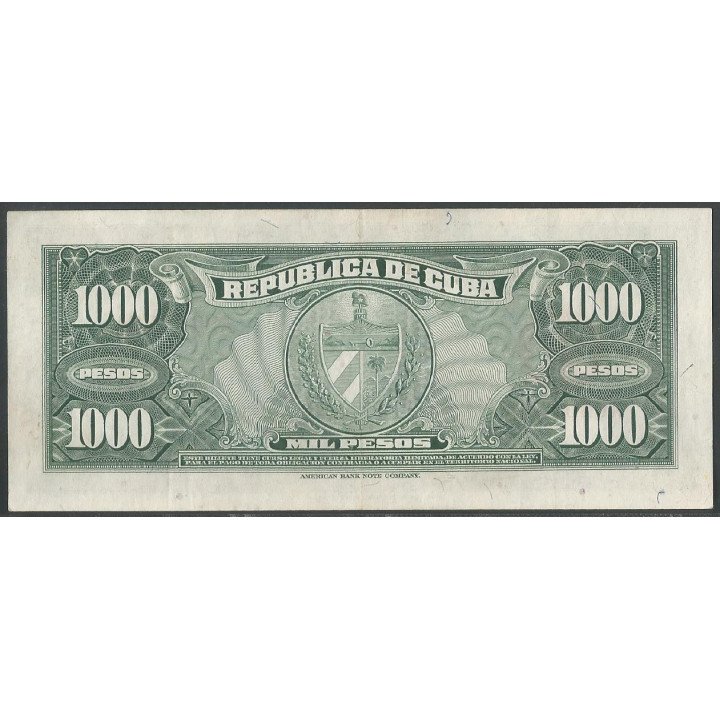Cuba, 1.000 Pesos 1950 P84