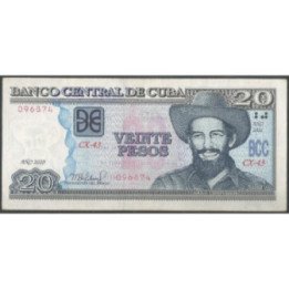 Cuba 20 Pesos 2020 P122o