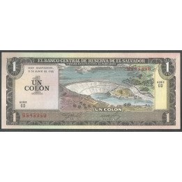 El Salvador, 1 Colon 3 Jun 1982 P133Aa