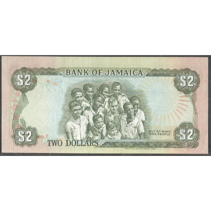 Jamaica, 2 Dollars 1 Feb 1987 P69b