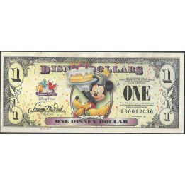 Disney, 1 Dollar 2009 Mickey - Pluto Serie D DIS155