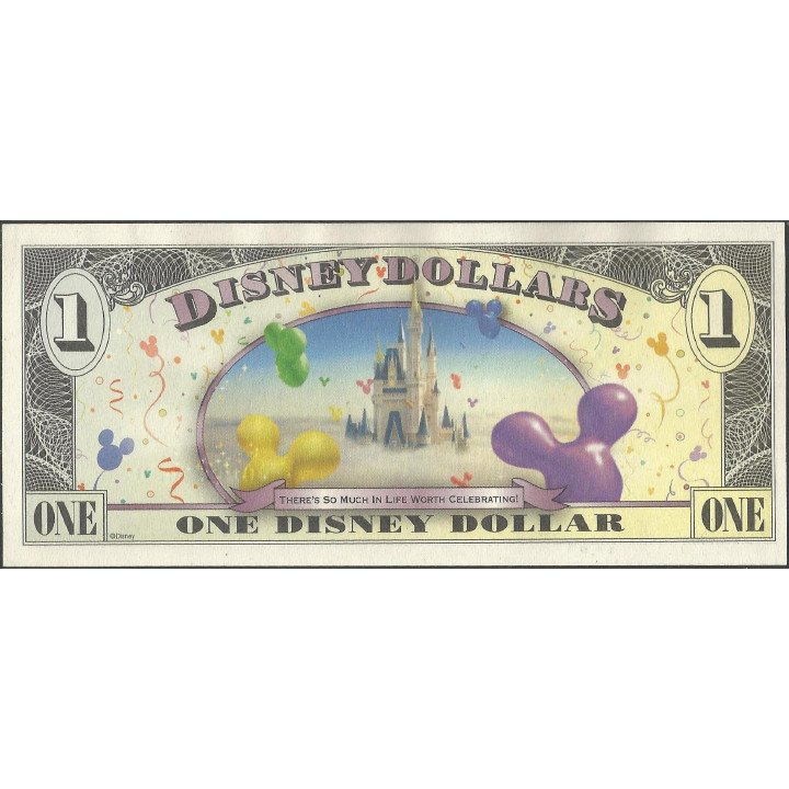 Disney, 1 Dollar 2009 Mickey - Pluto Serie D DIS155