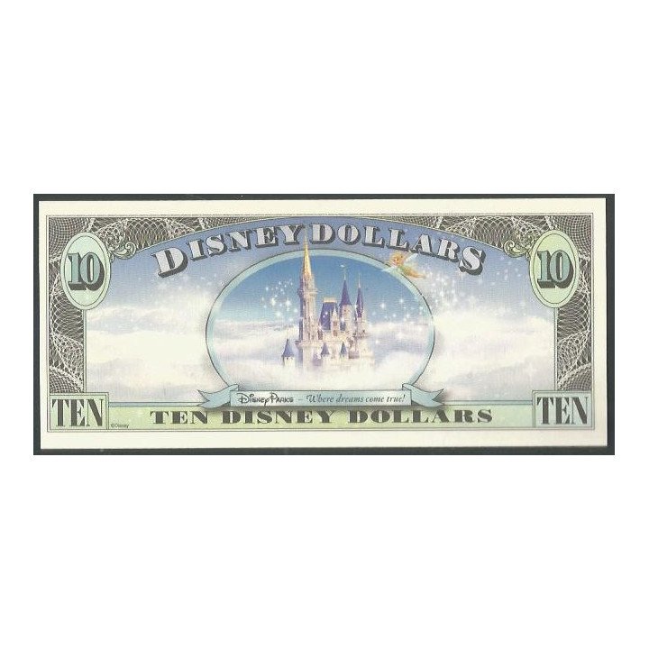 Disney, 10 Dollars 2007 Cinderella Serie T DIS133 PMG65EPQ