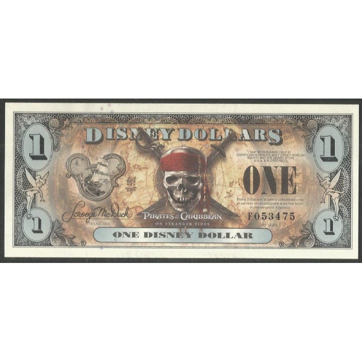 Disney, 1 Dollar 2011 Stranger Tide F DIS159 PMG66EPQ