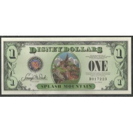 Disney, 1 Dollar 2014 Splash Mountain - Mickey Serie D DIS171