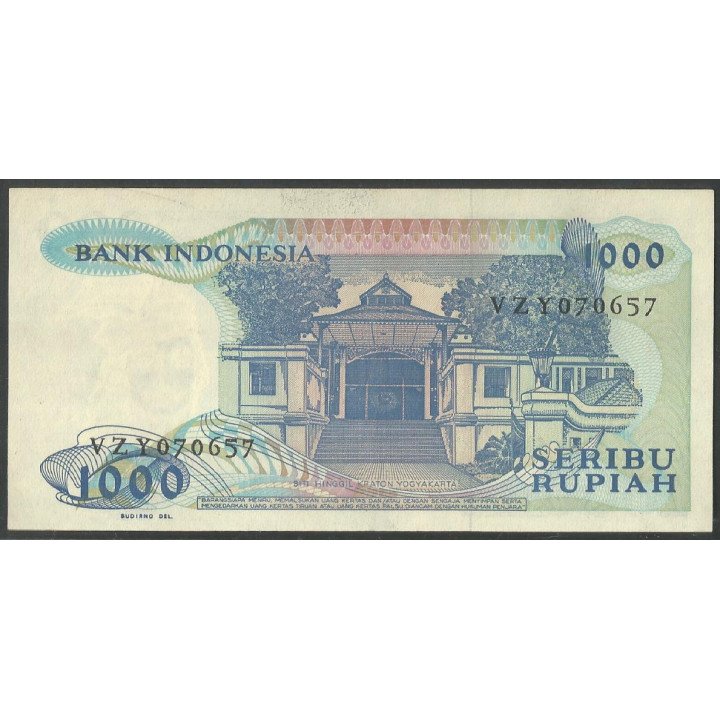 Indonesia, 1.000 Rupias 1987 P124a